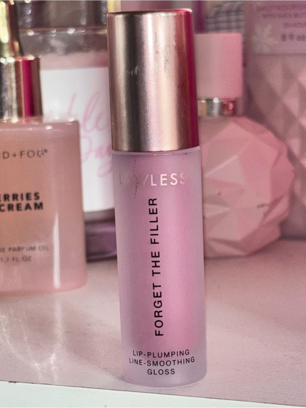 💝NEW LAWLESS Forget The Filler Lip-Plumping Gloss — Velvet💝